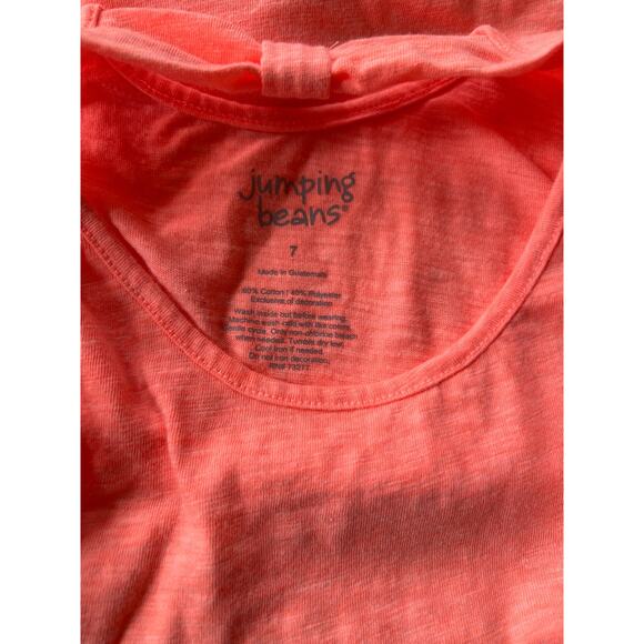Jumping Beans - Neon Orange Tank Top - Picture 6 of 8